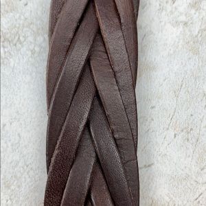 Talbots Accessories - TALBOTS-DARK-BROWN V PATTERN LEATHER BELT-XS Talbots Accessories - TALBOTS-DARK-BROWN V PATTERN LEATHER BELT-XS